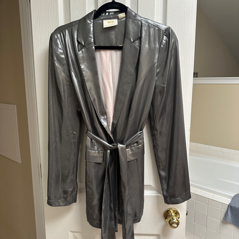 Maeve Shiny Gray Women's Jacket